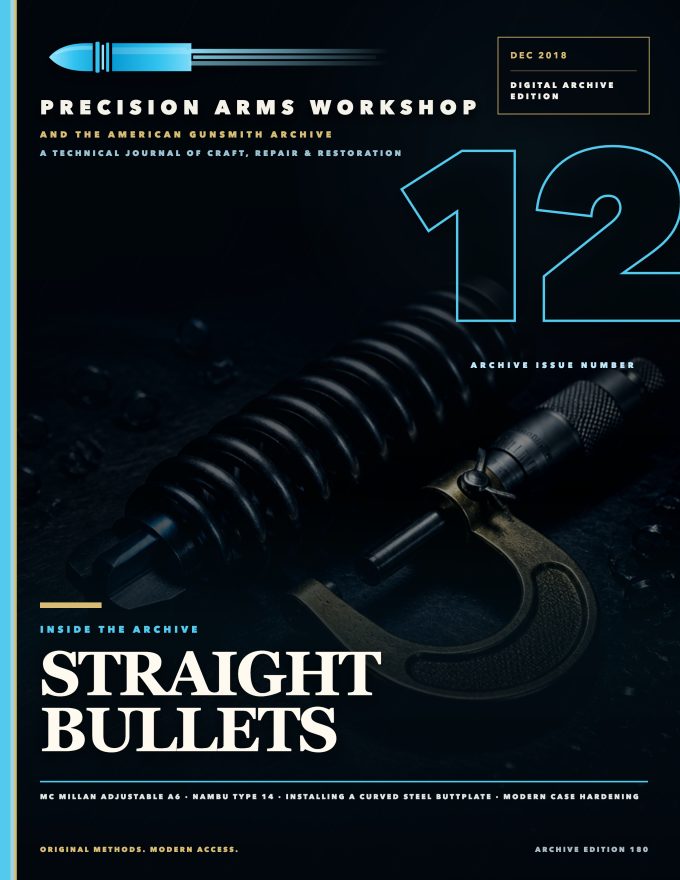 December 2018 cover — Gunsmith Magazine, The American Gunsmith Archive