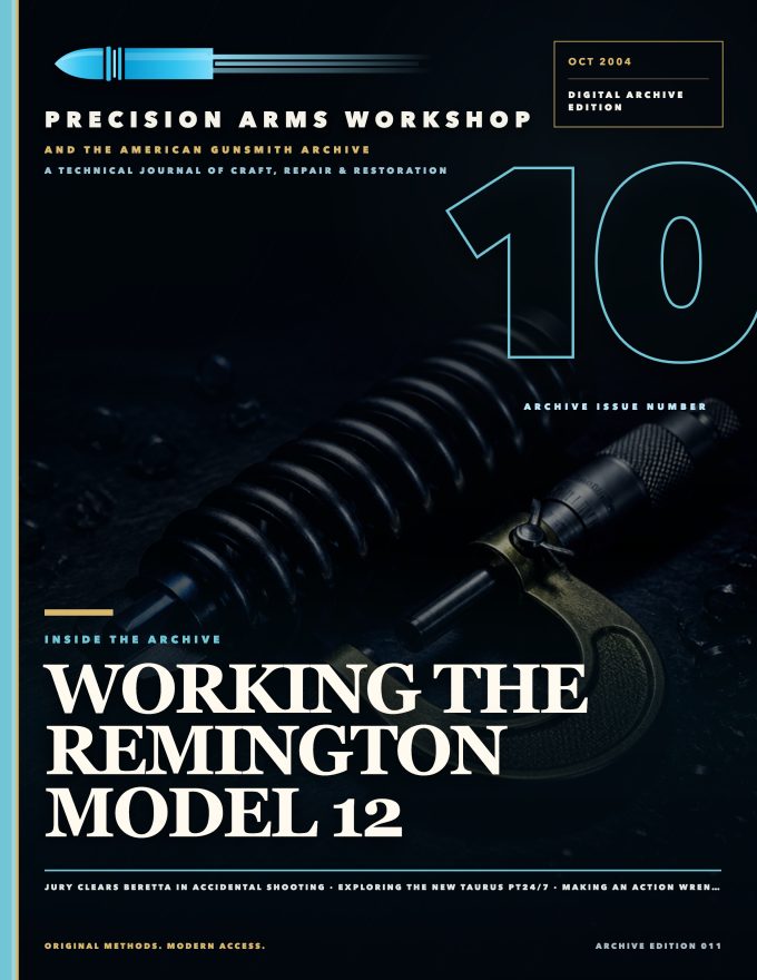 October 2004 cover — Gunsmith Magazine, The American Gunsmith Archive