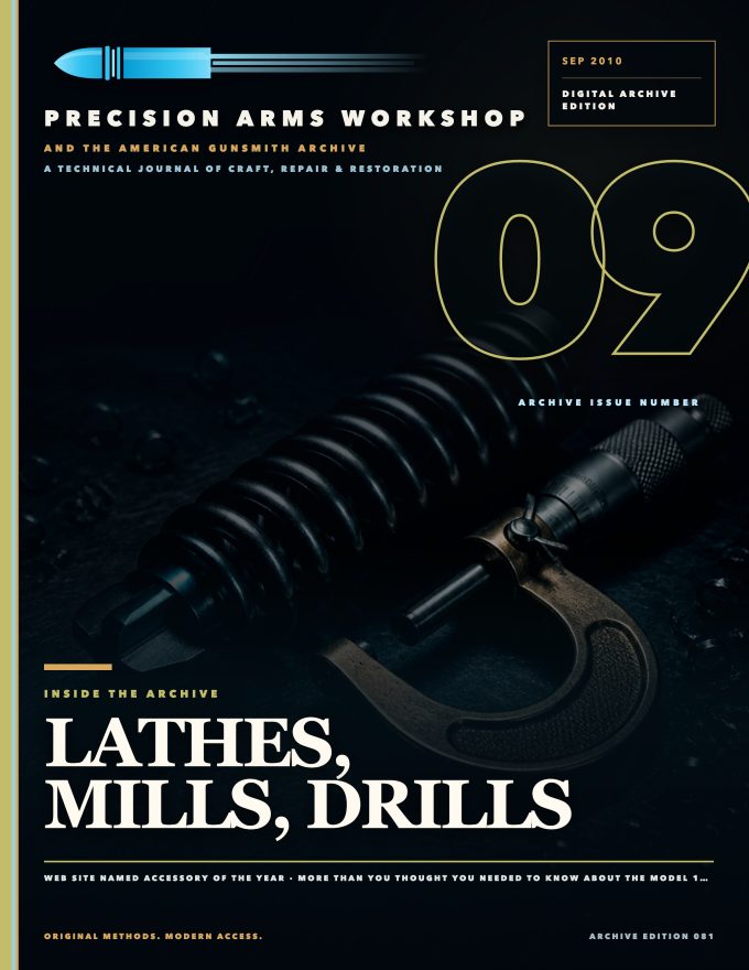 September 2010 cover — Gunsmith Magazine, The American Gunsmith Archive
