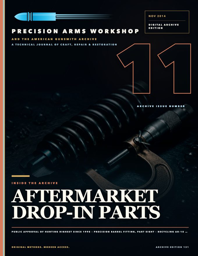 November 2014 cover — Gunsmith Magazine, The American Gunsmith Archive