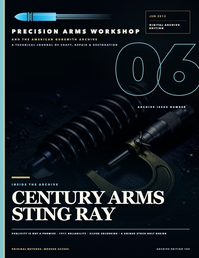June 2012 cover — Gunsmith Magazine, The American Gunsmith Archive
