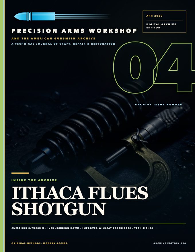 April 2020 cover — Gunsmith Magazine, The American Gunsmith Archive