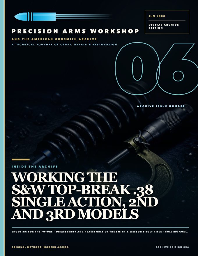 June 2008 cover — Gunsmith Magazine, The American Gunsmith Archive