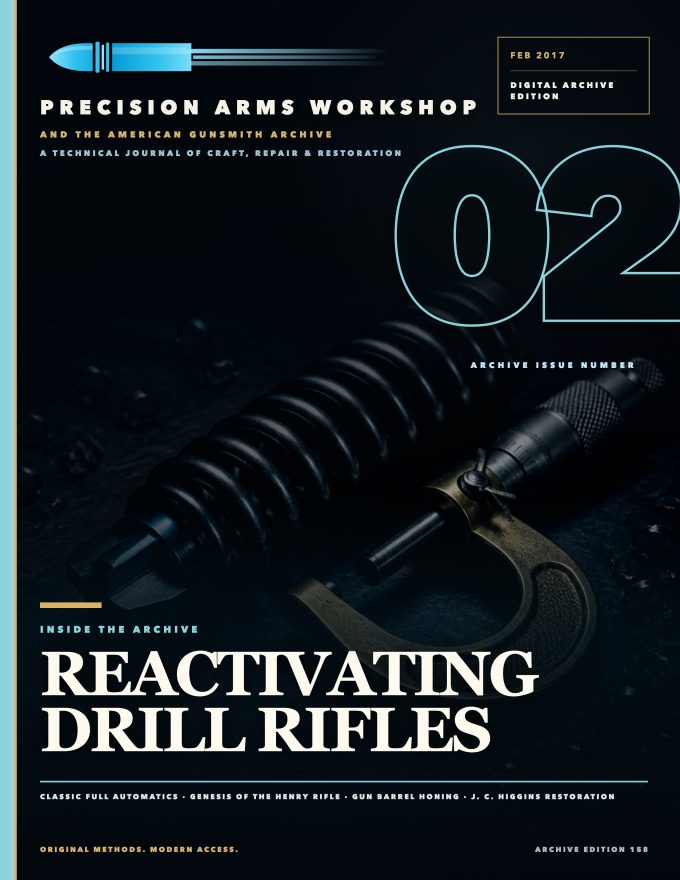 February 2017 cover — Gunsmith Magazine, The American Gunsmith Archive