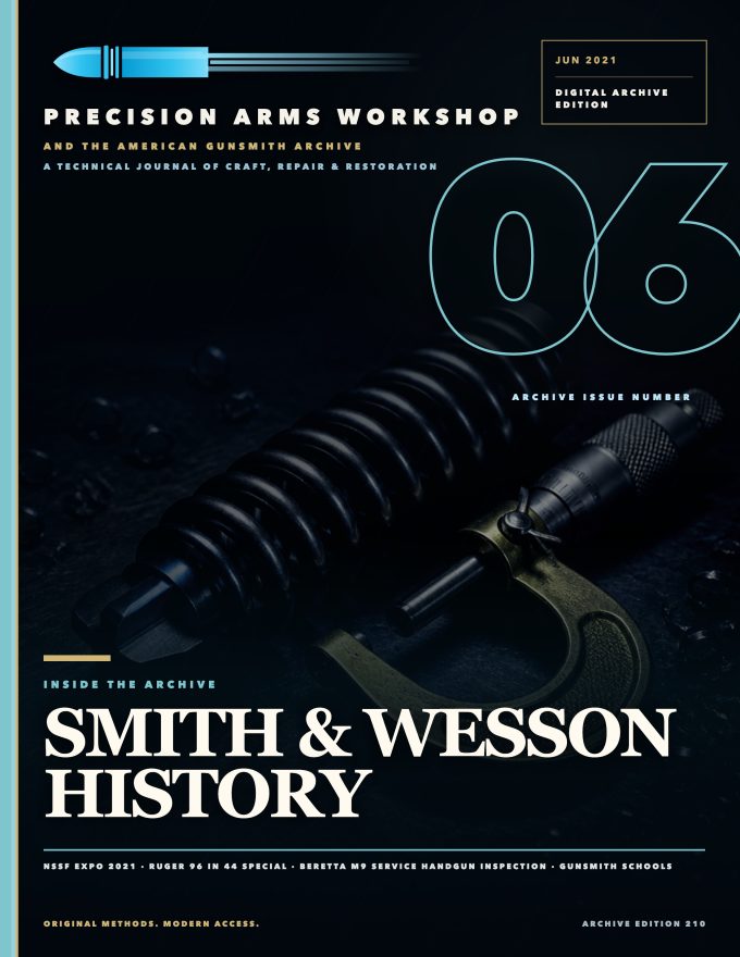 June 2021 cover — Gunsmith Magazine, The American Gunsmith Archive