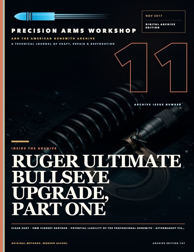 November 2017 cover — Gunsmith Magazine, The American Gunsmith Archive