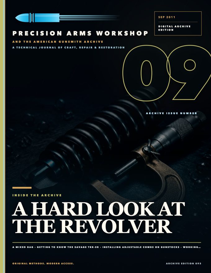 September 2011 cover — Gunsmith Magazine, The American Gunsmith Archive