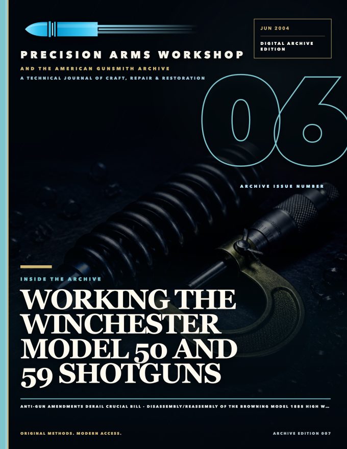 June 2004 cover — Gunsmith Magazine, The American Gunsmith Archive