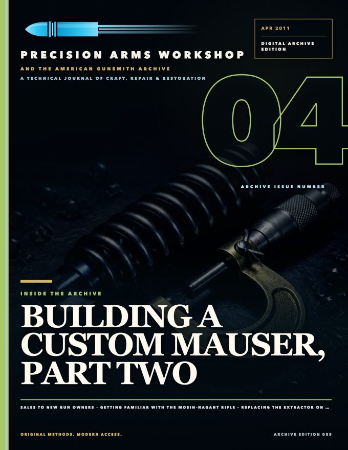 April 2011 cover — Gunsmith Magazine, The American Gunsmith Archive