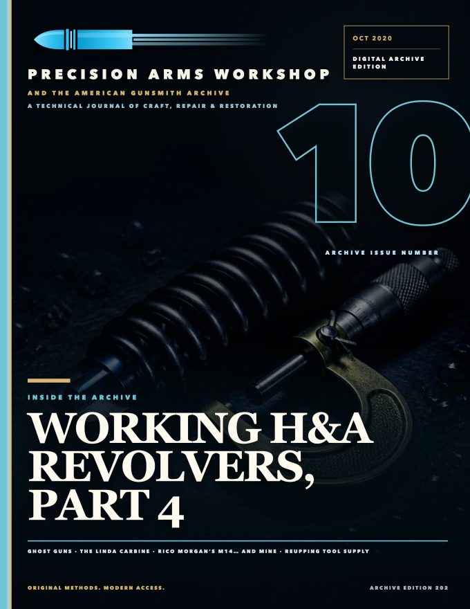 October 2020 cover — Gunsmith Magazine, The American Gunsmith Archive