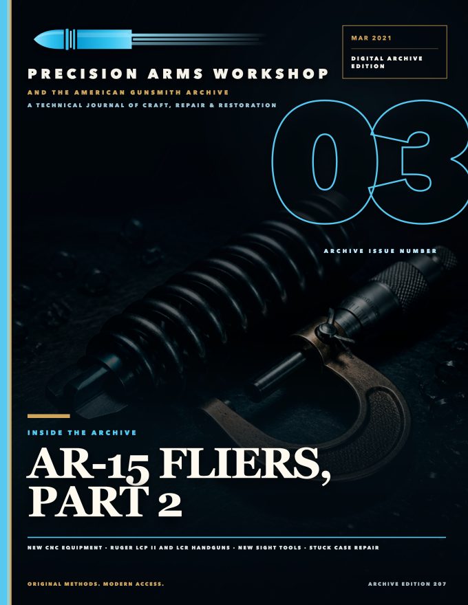 March 2021 cover — Gunsmith Magazine, The American Gunsmith Archive