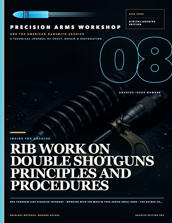 August 2004 cover — Gunsmith Magazine, The American Gunsmith Archive