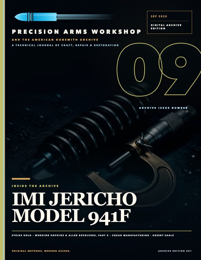 September 2020 cover — Gunsmith Magazine, The American Gunsmith Archive