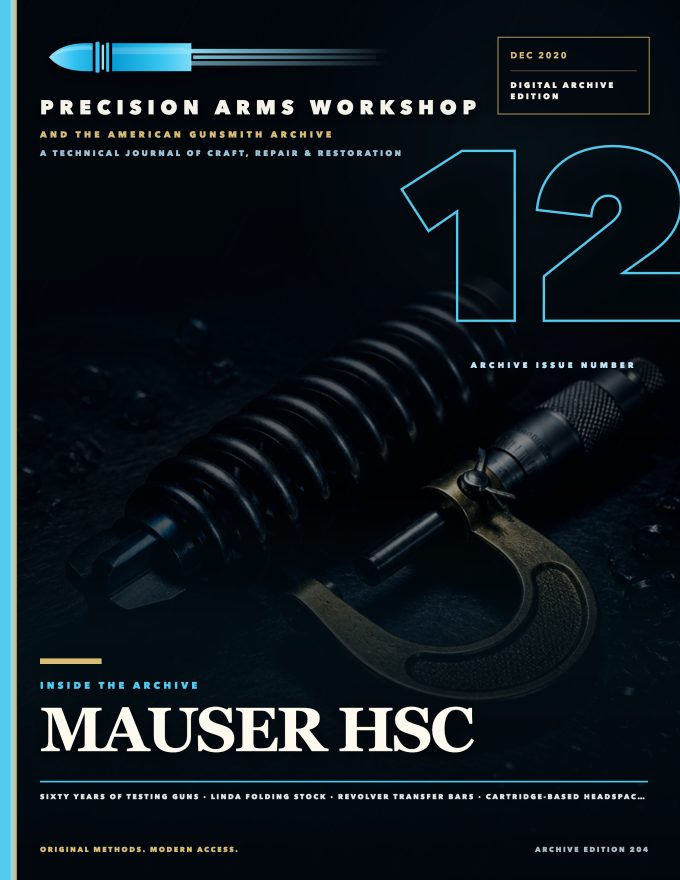 December 2020 cover — Gunsmith Magazine, The American Gunsmith Archive