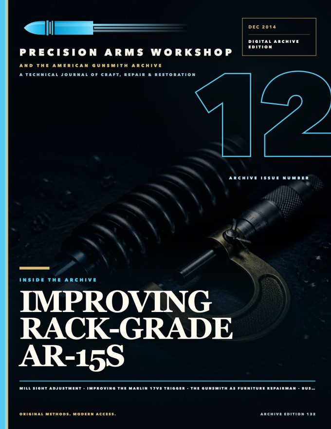 December 2014 cover — Gunsmith Magazine, The American Gunsmith Archive