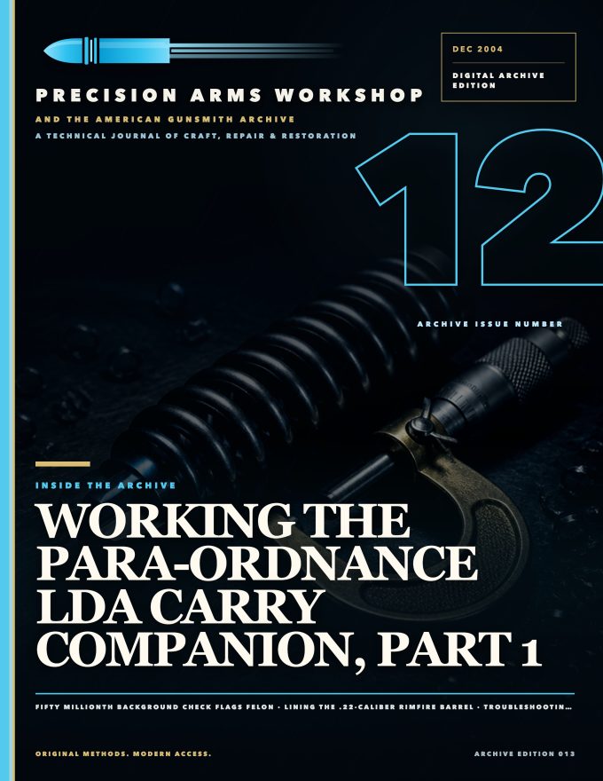 December 2004 cover — Gunsmith Magazine, The American Gunsmith Archive