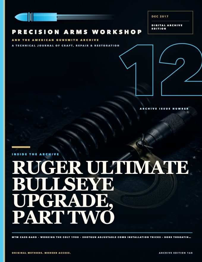 December 2017 cover — Gunsmith Magazine, The American Gunsmith Archive