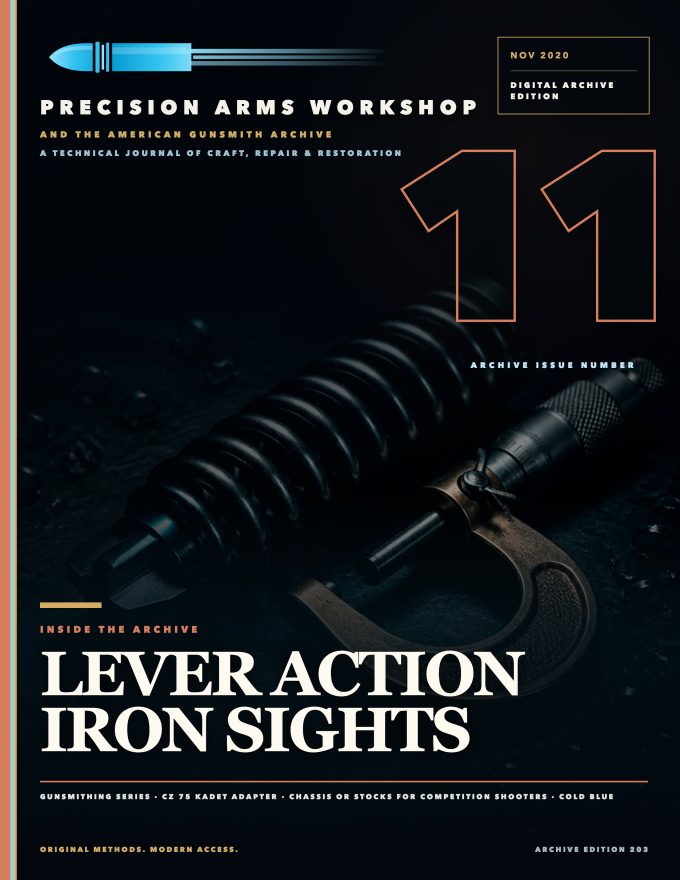 November 2020 cover — Gunsmith Magazine, The American Gunsmith Archive