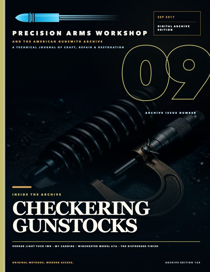 September 2017 cover — Gunsmith Magazine, The American Gunsmith Archive