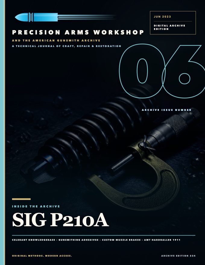 June 2023 cover — Gunsmith Magazine, The American Gunsmith Archive