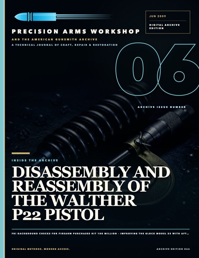 June 2009 cover — Gunsmith Magazine, The American Gunsmith Archive