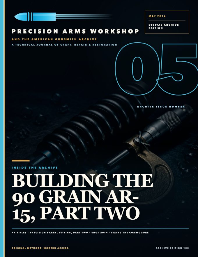 May 2014 cover — Gunsmith Magazine, The American Gunsmith Archive