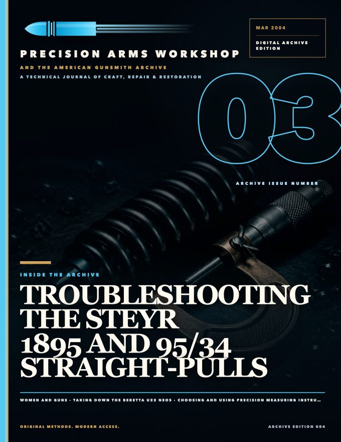 March 2004 cover — Gunsmith Magazine, The American Gunsmith Archive