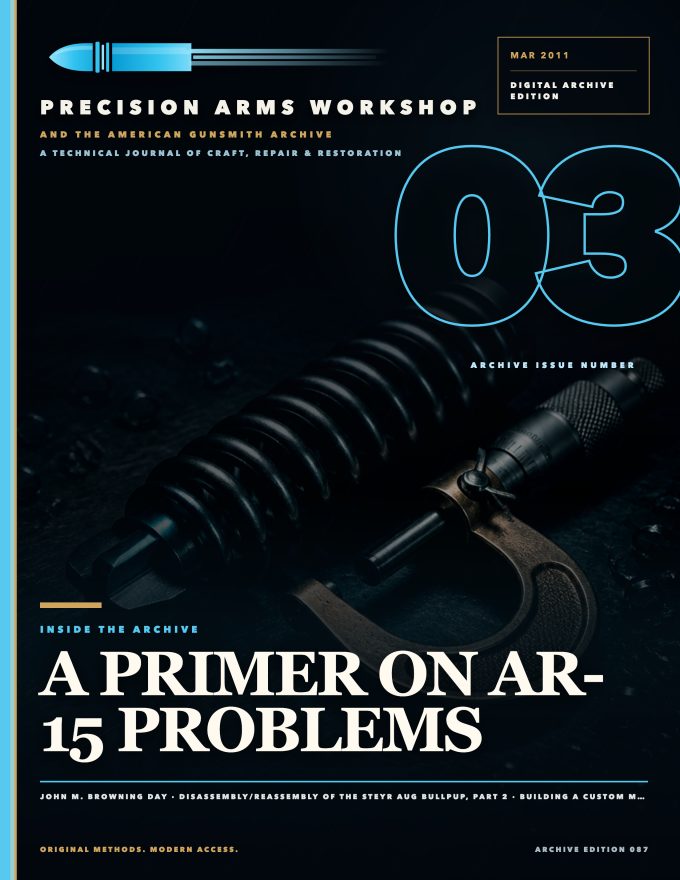 March 2011 cover — Gunsmith Magazine, The American Gunsmith Archive