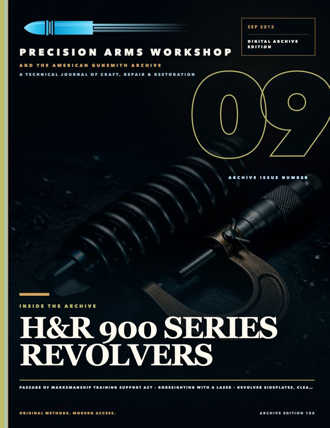 September 2012 cover — Gunsmith Magazine, The American Gunsmith Archive