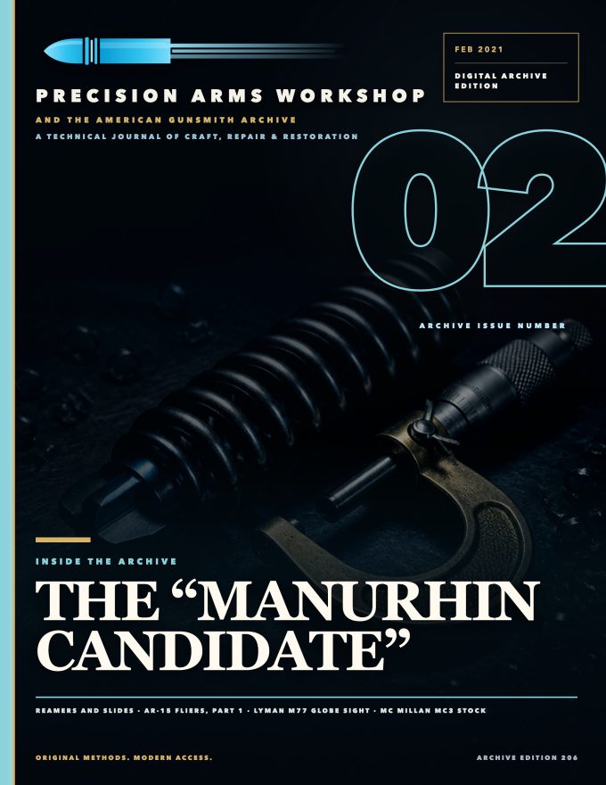 February 2021 cover — Gunsmith Magazine, The American Gunsmith Archive