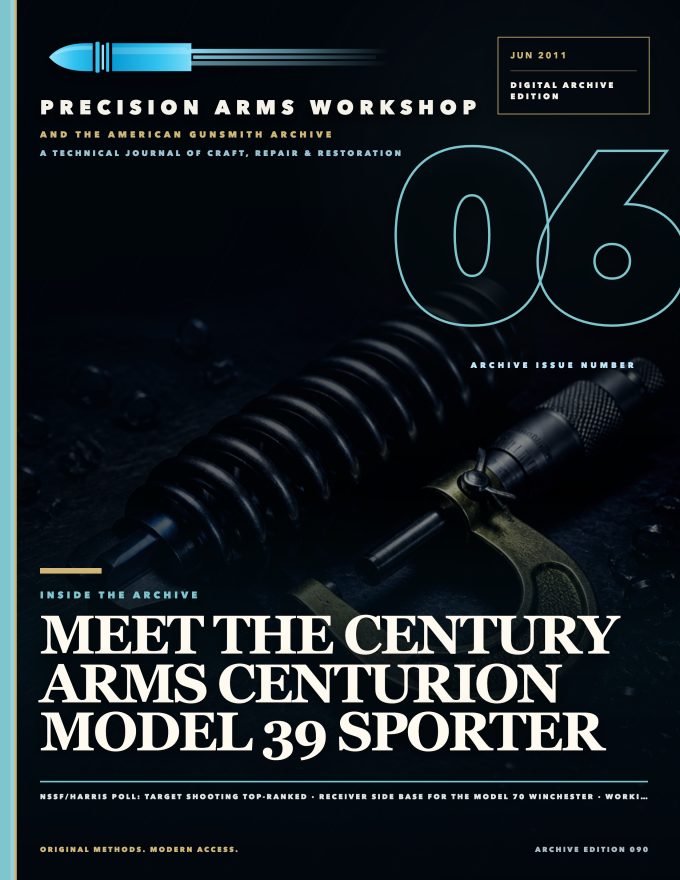 June 2011 cover — Gunsmith Magazine, The American Gunsmith Archive