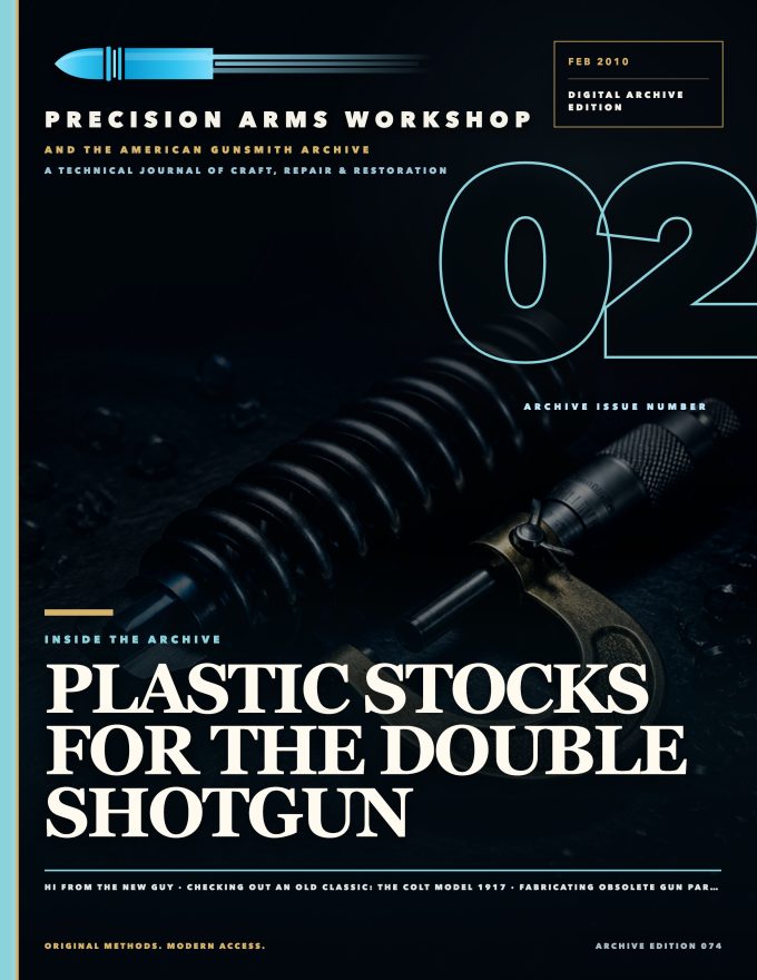 February 2010 cover — Gunsmith Magazine, The American Gunsmith Archive