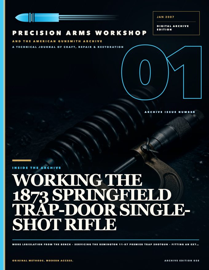 January 2007 cover — Gunsmith Magazine, The American Gunsmith Archive