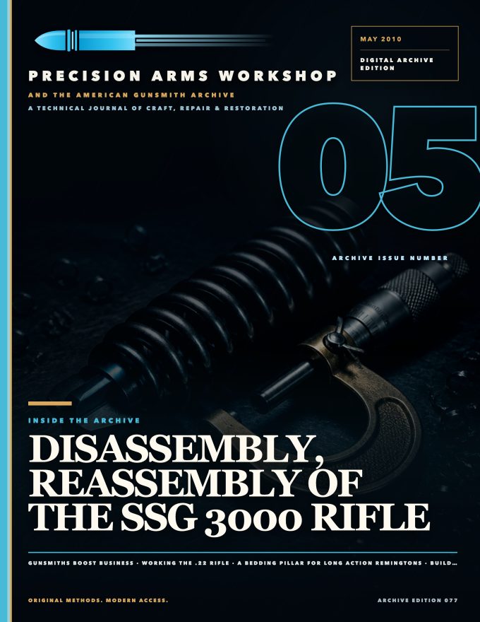 May 2010 cover — Gunsmith Magazine, The American Gunsmith Archive