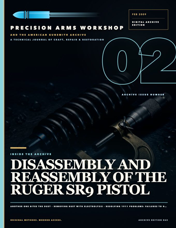 February 2009 cover — Gunsmith Magazine, The American Gunsmith Archive