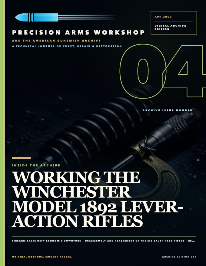April 2009 cover — Gunsmith Magazine, The American Gunsmith Archive