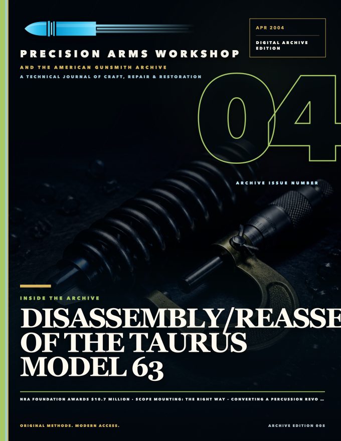 April 2004 cover — Gunsmith Magazine, The American Gunsmith Archive