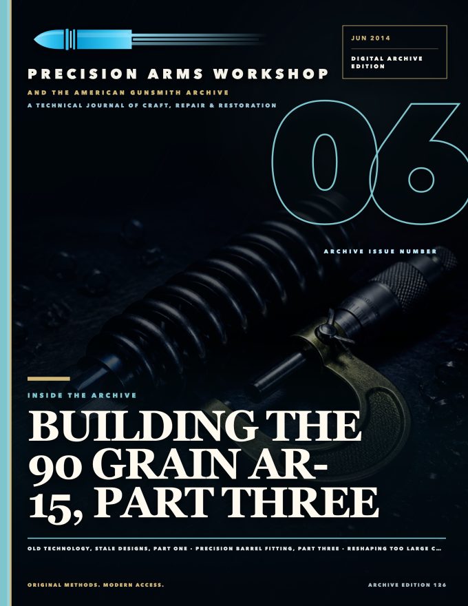 June 2014 cover — Gunsmith Magazine, The American Gunsmith Archive