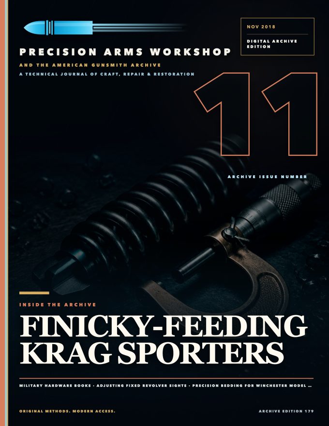 November 2018 cover — Gunsmith Magazine, The American Gunsmith Archive