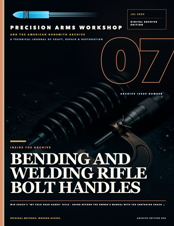 July 2004 cover — Gunsmith Magazine, The American Gunsmith Archive