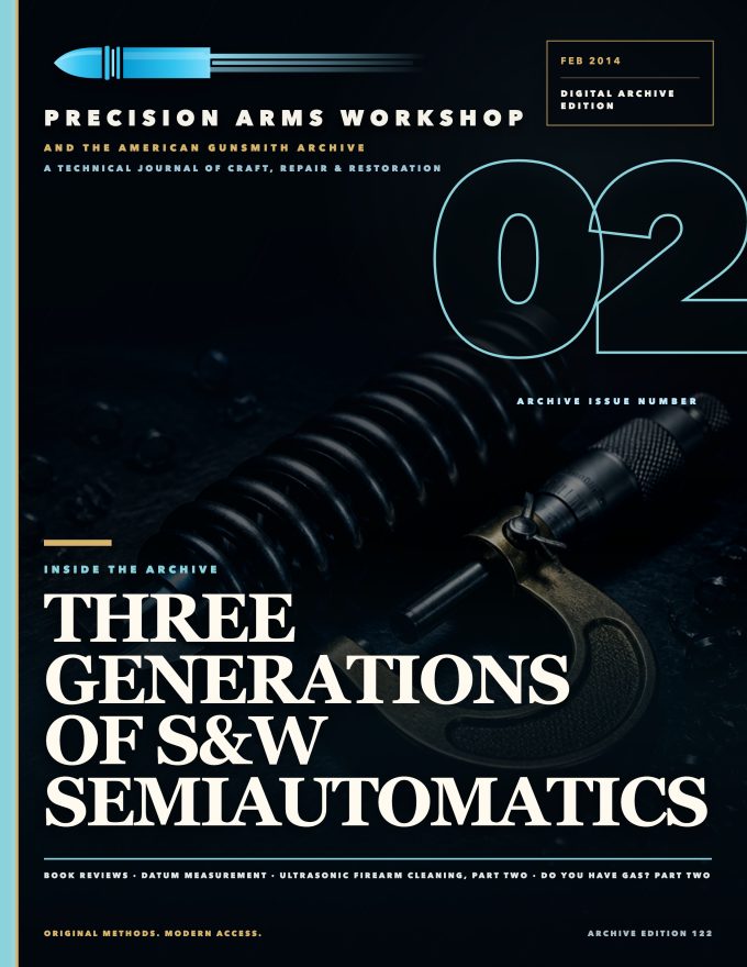 February 2014 cover — Gunsmith Magazine, The American Gunsmith Archive