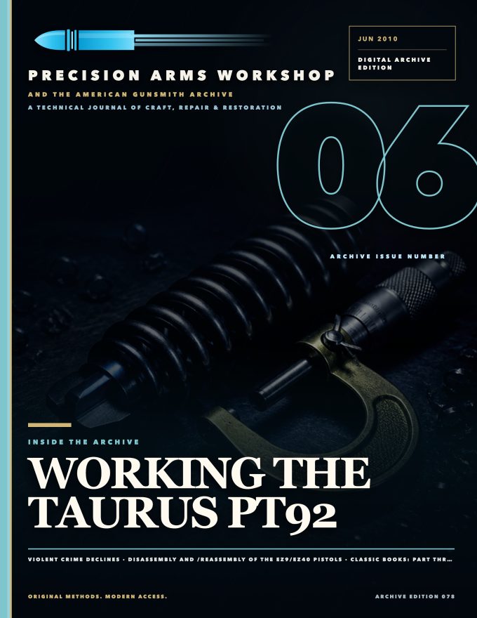 June 2010 cover — Gunsmith Magazine, The American Gunsmith Archive