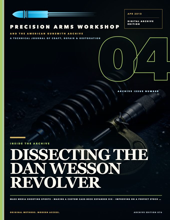 April 2010 cover — Gunsmith Magazine, The American Gunsmith Archive