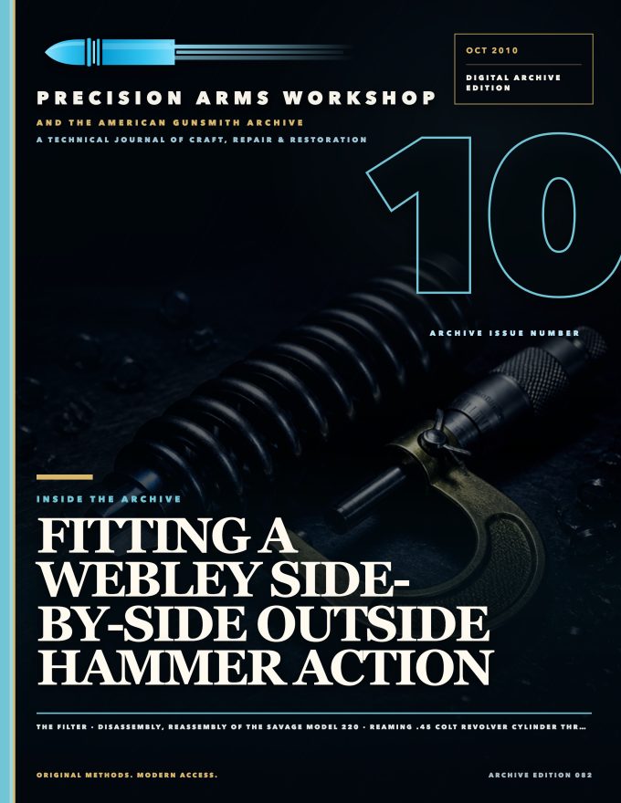 October 2010 cover — Gunsmith Magazine, The American Gunsmith Archive
