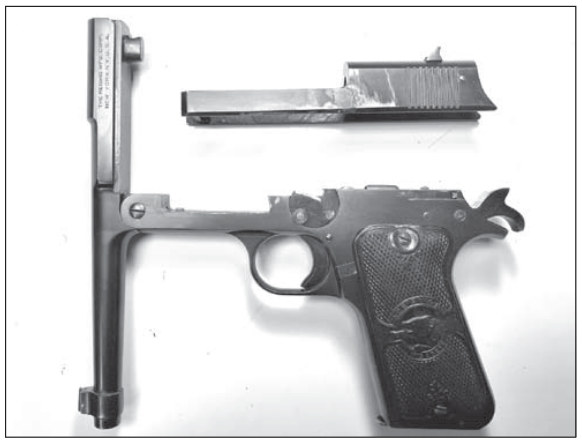 Archive image from page 11 of Reising Target Pistol Working the Reising 22 Long Rifle semi-automatic target pistol.