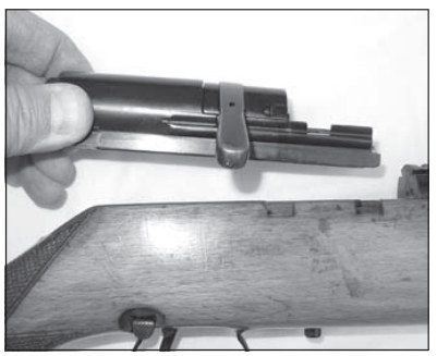 Archive image from page 3 of The Beretta Olimpia, Part Two Disassembly, parts breakdown, and schematic of Beretta’s “semi-auto bolt action” rifle and carbine.