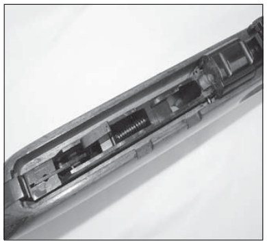 Archive image from page 4 of The Beretta Olimpia, Part Two Disassembly, parts breakdown, and schematic of Beretta’s “semi-auto bolt action” rifle and carbine.