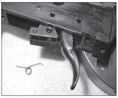 Archive image from page 5 of The Beretta Olimpia, Part Two Disassembly, parts breakdown, and schematic of Beretta’s “semi-auto bolt action” rifle and carbine.